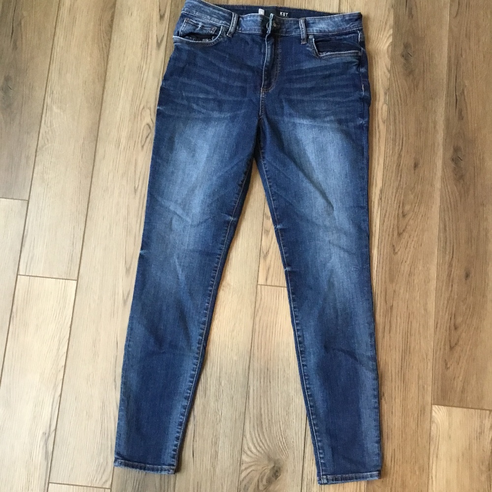 Kut From the Kloth Donna High Rise Skinny Jeans - Size 12